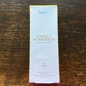 Brand new limited edition Supergoop! Unseen Sunscreen SPF 40
